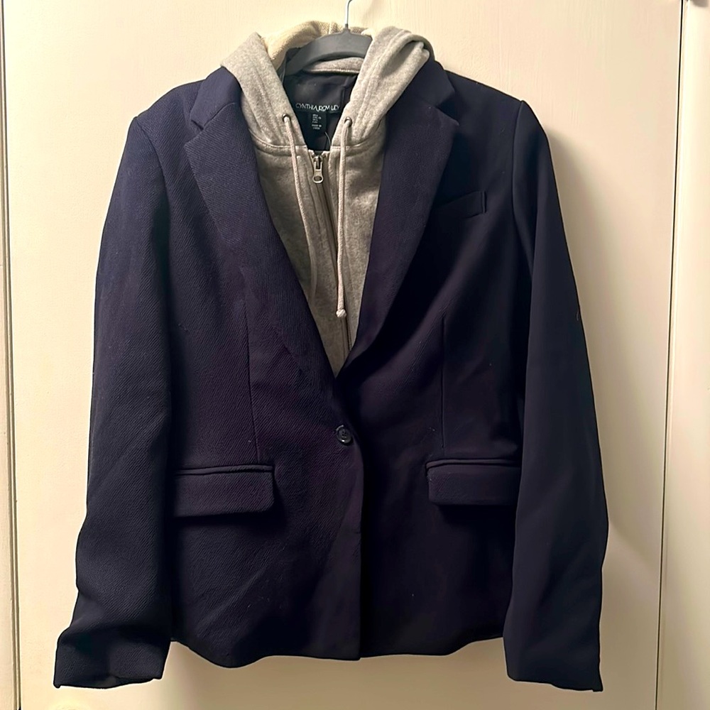 Cynthia Rowley 2-way blazer hoodie